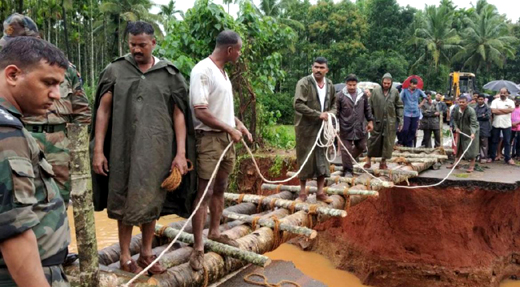 Army relief works in kerala